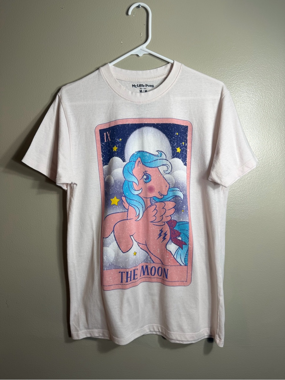 My Little Pony Tarot “The Moon” Graphic Tee Medium Pastel Y2K